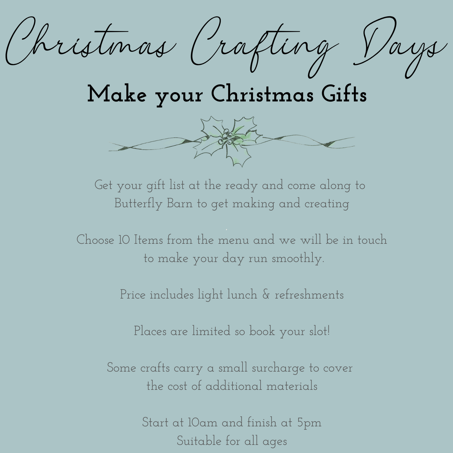 Christmas Crafting Days